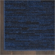 Nourison Essentials 5' x square Midnight Blue Outdoor Indoor/Outdoor Rug