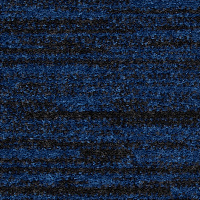 Nourison Essentials 5' x square Midnight Blue Outdoor Indoor/Outdoor Rug