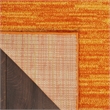 Nourison Essentials 5' x Square Sunburst Fabric Outdoor Area Rug (5' Square)