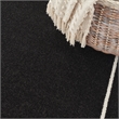 Nourison Essentials 6' x 9' Black Ivory Fabric Contemporary Area Rug