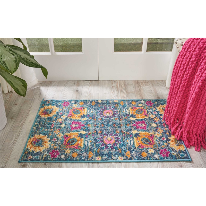 Nourison Passion 2' x 3' Denim Fabric Bohemian Area Rug (2' x 3')