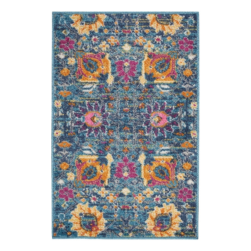 Nourison Passion 2' x 3' Denim Fabric Bohemian Area Rug (2' x 3')