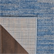 Nourison Essentials 6' x 9' Blue Gray Fabric Outdoor Area Rug (6' x 9')