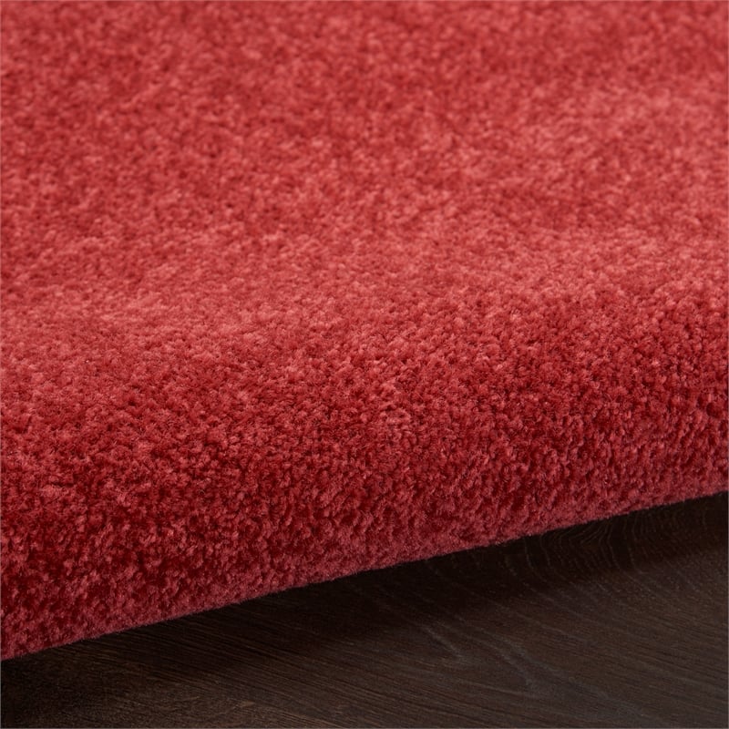 Nourison Essentials 6' x 9' Brick Red Fabric Outdoor Area Rug (6' x 9')