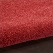 Nourison Essentials 6' x 9' Brick Red Fabric Outdoor Area Rug (6' x 9')