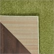 Nourison Essentials 6' x 9' Green Fabric Outdoor Area Rug (6' x 9')