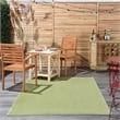 Nourison Essentials 6' x 9' Green Fabric Outdoor Area Rug (6' x 9')