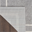 Nourison Essentials 6' x 9' Grey/Ivory Contemporary Rug Polypropylene