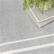 Nourison Essentials 6' x 9' Grey/Ivory Contemporary Rug Polypropylene