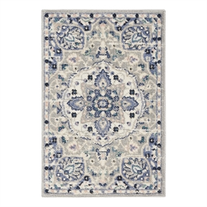 Nourison Passion 1'10&quot x 2'10&quot Grey/Beige Transitional Indoor Rug Polypropylene