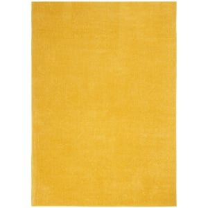 Nourison Essentials 6' x 9' Yellow Fabric Outdoor Area Rug (6' x 9')