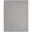 Nourison Essentials 8' x 10' Silver Gray Fabric Outdoor Area Rug (8' x 10')