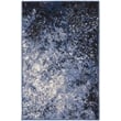 Nourison Passion 2' x 3' Light Blue Black Fabric Modern Area Rug (2' x 3')