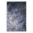 Nourison Passion 2' x 3' Light Blue Black Fabric Modern Area Rug (2' x 3')