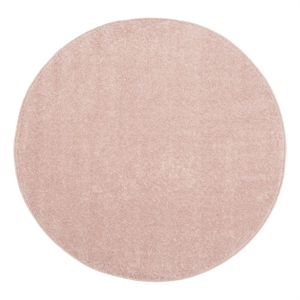 Nourison Essentials 4' x Round Pink Fabric Outdoor Area Rug (4' Round)