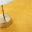 Nourison Essentials 4' x Round Yellow Fabric Outdoor Area Rug (4' Round)
