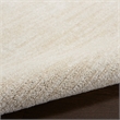 Nourison Essentials 6' x Round Ivory Beige Fabric Outdoor Area Rug (6' Round)