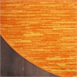 Nourison Essentials 6' x Round Sunburst Fabric Outdoor Area Rug (6' Round)