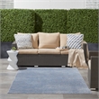 Nourison Essentials 5' x 7' Blue/Grey Outdoor Indoor/Outdoor Rug