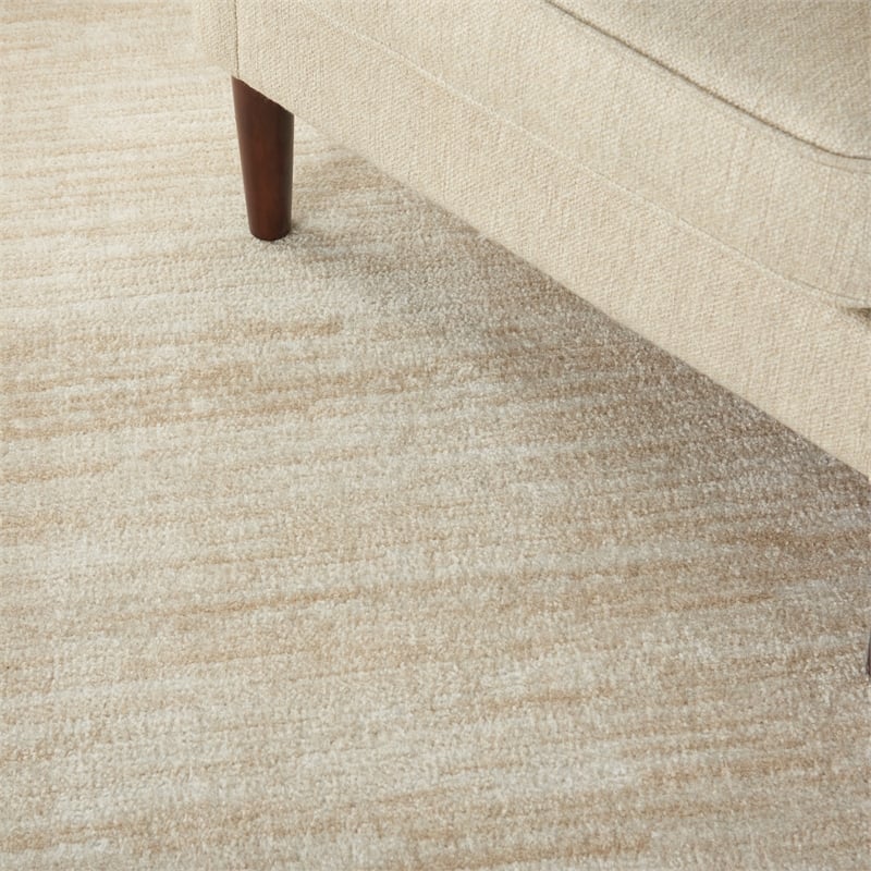 Nourison Essentials 5' x 7' Ivory Beige Outdoor Indoor/Outdoor Rug