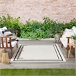Nourison Essentials 5' x 7' Ivory/Black Contemporary Rug