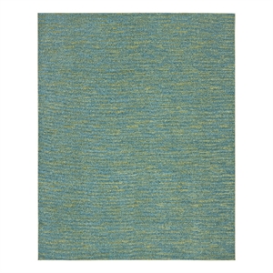 Nourison Essentials 7' x 10' Blue Green Outdoor Indoor/Outdoor Rug Polypropylene