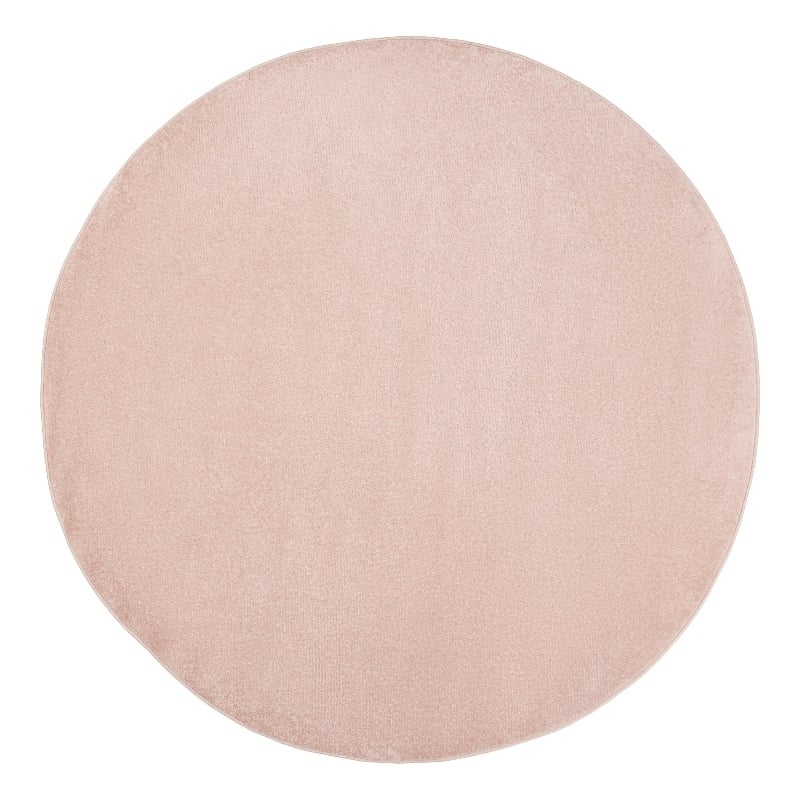 Nourison Essentials 8' x Round Pink Fabric Outdoor Area Rug (8' Round)