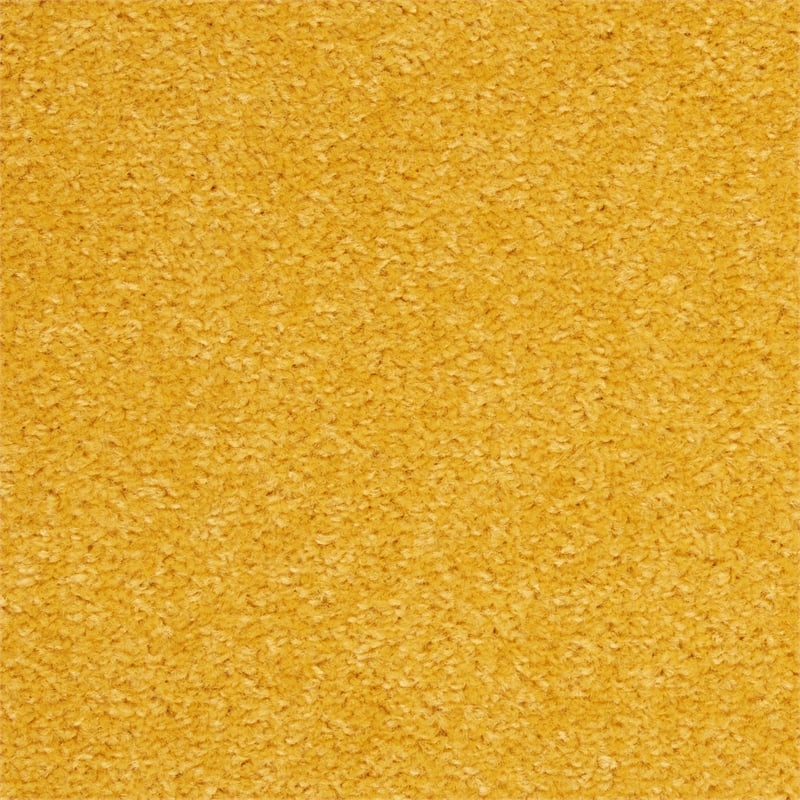 Nourison Essentials 8' x Round Yellow Fabric Outdoor Area Rug (8' Round)