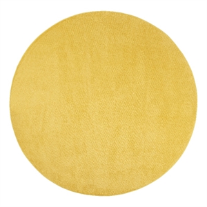 Nourison Essentials 8' x Round Yellow Fabric Outdoor Area Rug (8' Round)