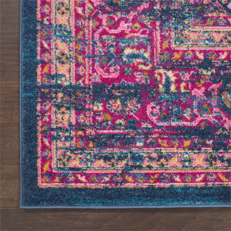 Nourison Passion 10' x 14' Blue Fabric Bohemian Area Rug (10' x 14')
