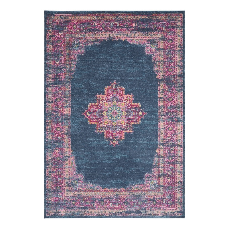 Nourison Passion 10' x 14' Blue Fabric Bohemian Area Rug (10' x 14')