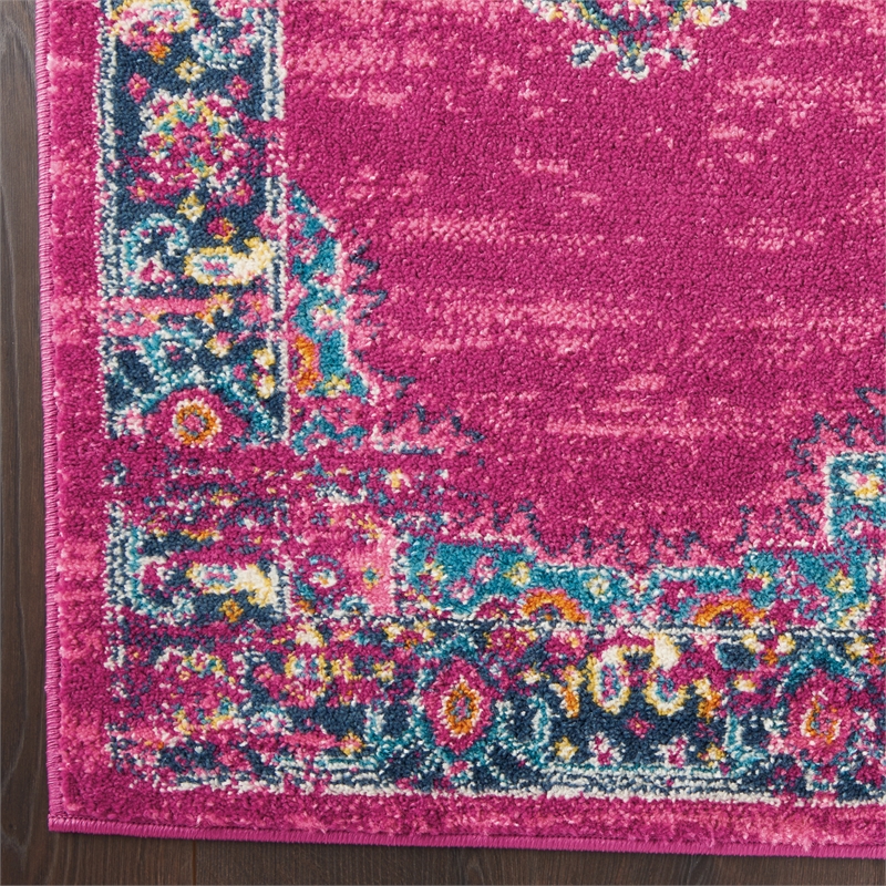 Nourison Passion 10' x 14' Pink Fabric Bohemian Area Rug (10' x 14')