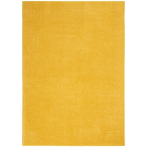 nourison essentials 4' x 6' yellow outdoor indoor/outdoor rug