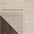 Nourison Essentials 6' x 9' Ivory Beige Fabric Outdoor Area Rug