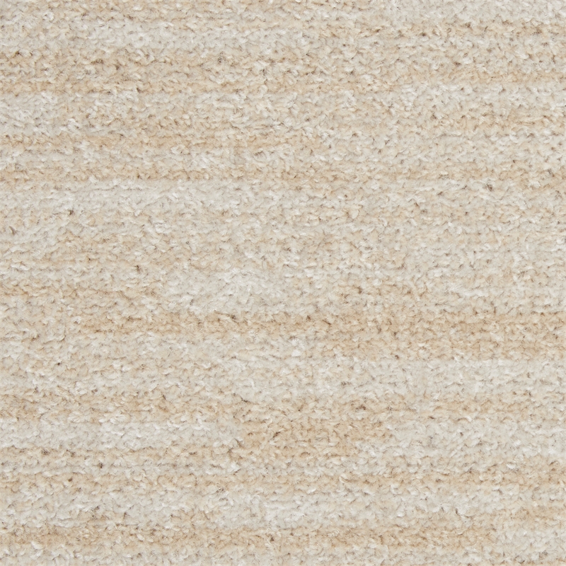 Nourison Essentials 6' x 9' Ivory Beige Fabric Outdoor Area Rug