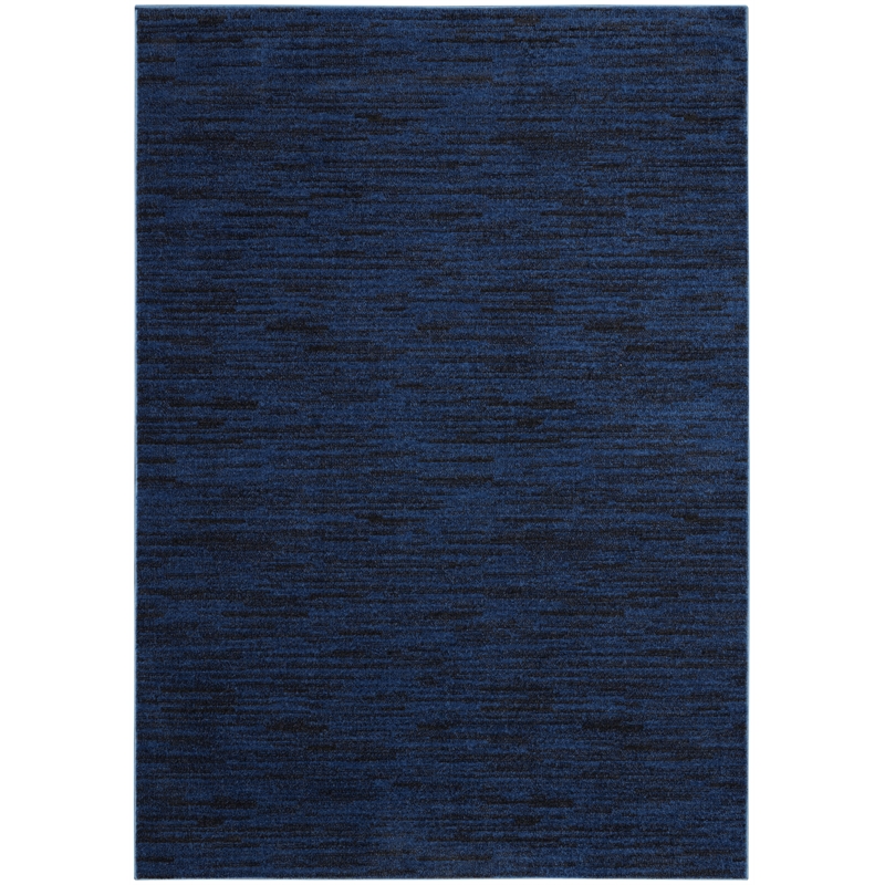 Nourison Essentials 6' x 9' Midnight Blue Fabric Outdoor Area Rug (6' x 9')