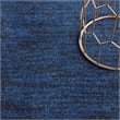 Nourison Essentials 6' x 9' Midnight Blue Fabric Outdoor Area Rug (6' x 9')
