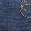 Nourison Essentials 6' x 9' Midnight Blue Fabric Outdoor Area Rug (6' x 9')