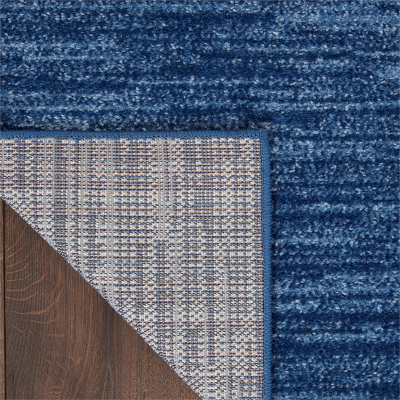 Nourison Essentials 6' x 9' Navy Blue Fabric Outdoor Area Rug (6' x 9')