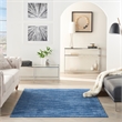 Nourison Essentials 6' x 9' Navy Blue Fabric Outdoor Area Rug (6' x 9')
