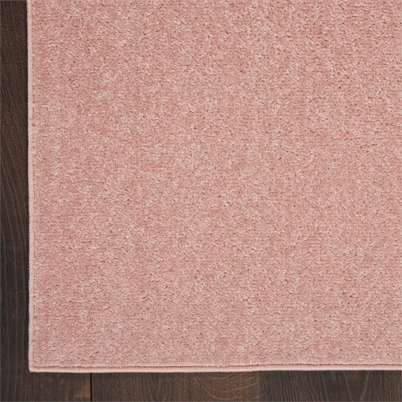 Nourison Essentials 6' x 9' Pink Fabric Outdoor Area Rug (6' x 9')