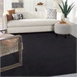 Nourison Essentials 8' x 10' Black Fabric Outdoor Area Rug (8' x 10')