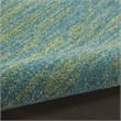 Nourison Essentials 8' x 10' Blue Green Outdoor Indoor/Outdoor Rug Polypropylene