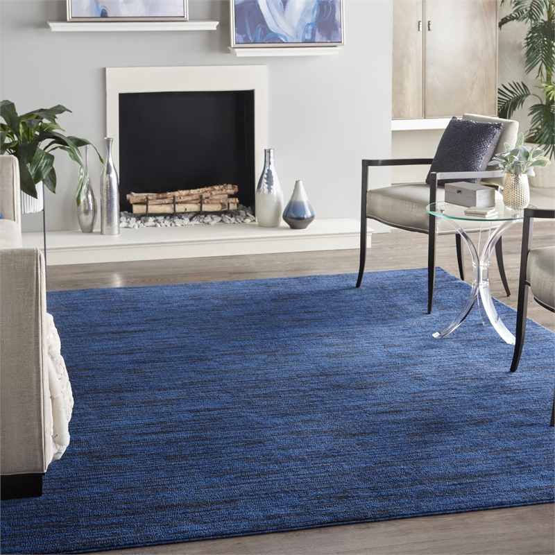 Nourison Essentials 8' x 10' Midnight Blue Outdoor Indoor/Outdoor Rug