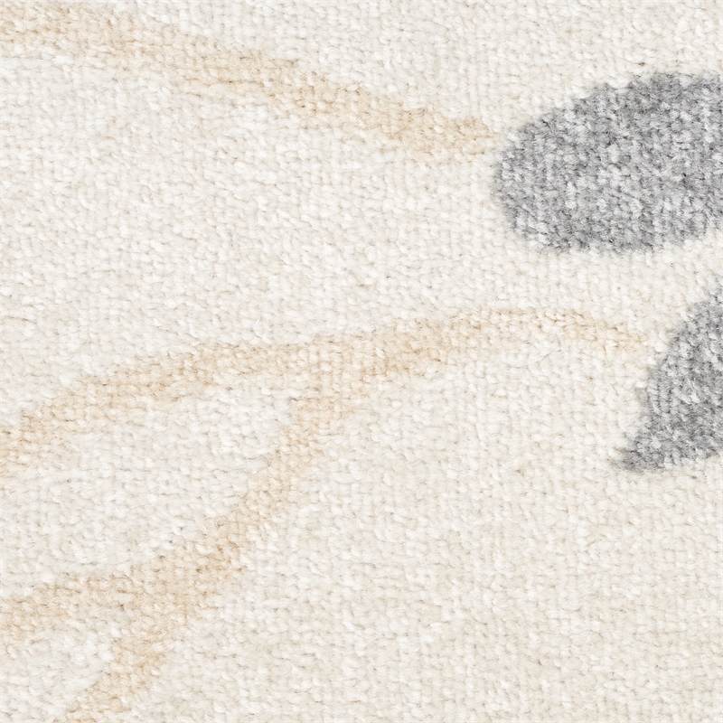 Nourison Passion 2' x 3' Ivory Gray Blue Fabric Contemporary Area Rug (2' x 3')