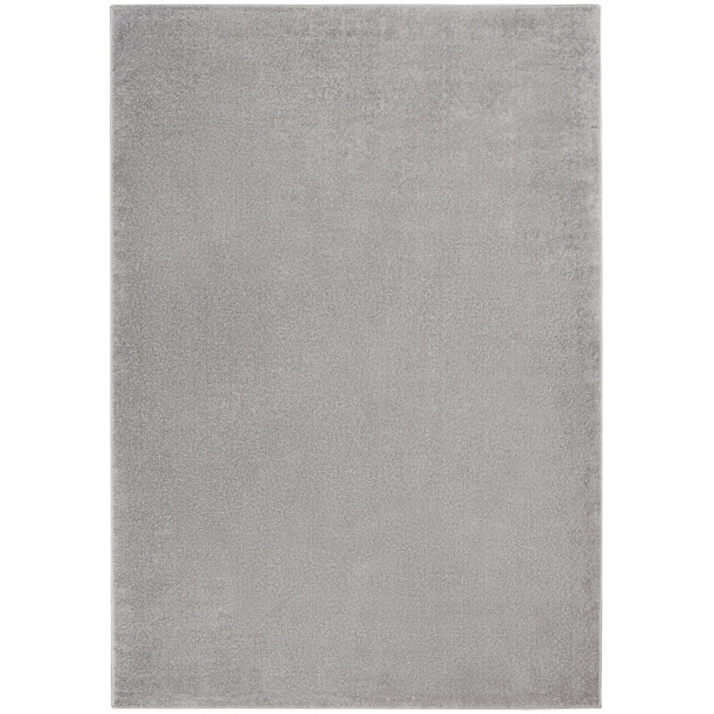 Nourison Essentials 5' x 7' Silver Gray Fabric Outdoor Area Rug (5' x 7')