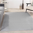 Nourison Essentials 5' x 7' Silver Gray Fabric Outdoor Area Rug (5' x 7')