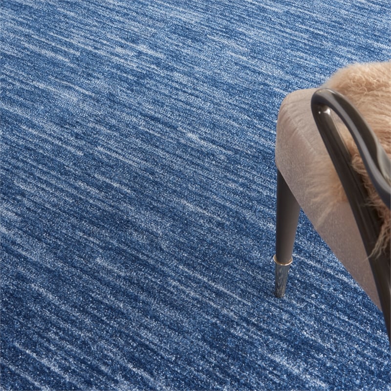 Nourison Essentials 7' x 10' Navy Blue Fabric Outdoor Area Rug (7' x 10')