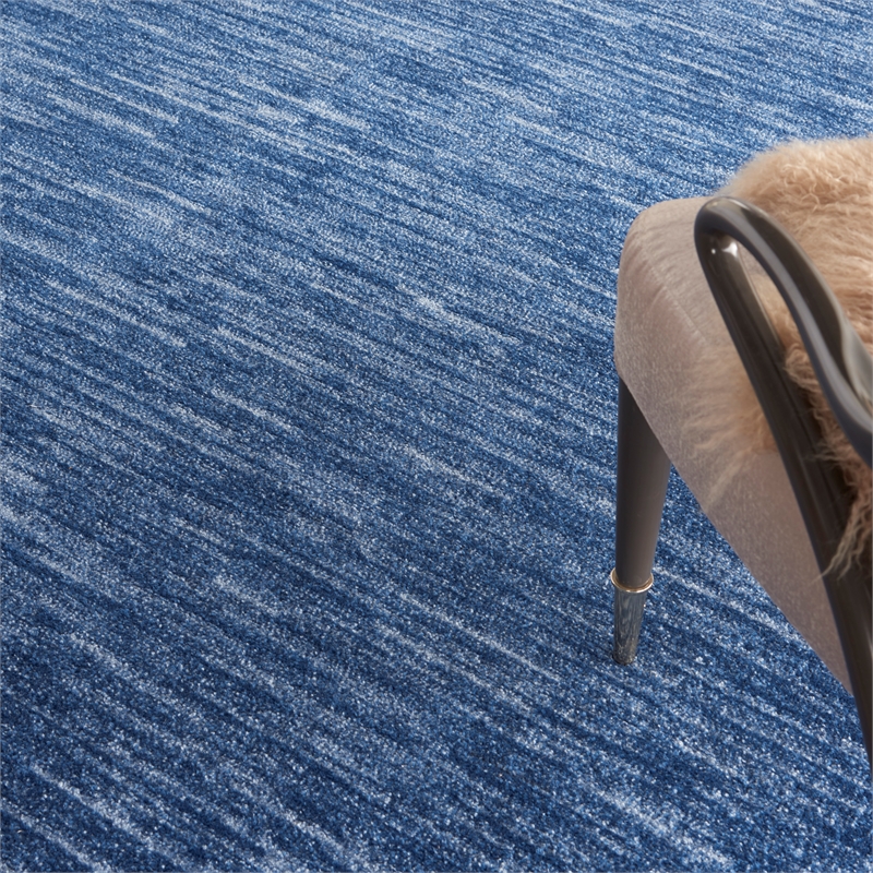 Nourison Essentials 7' x 10' Navy Blue Fabric Outdoor Area Rug (7' x 10')