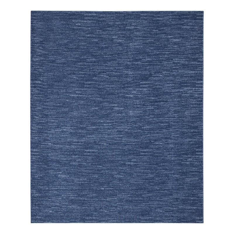 Nourison Essentials 7' x 10' Navy Blue Fabric Outdoor Area Rug (7' x 10')